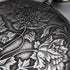 Antique Mumei pocket watch Art Nouveau flower sculpture alloy case works well